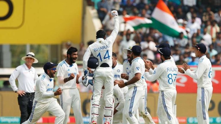 India vs England 2nd Test Day 4: बैजबॉल का घमंड टूटा… अश्विन-बुमराह के सामने ढेर हुए अंग्रेज, भारतीय टीम ने सीरीज बराबर की!