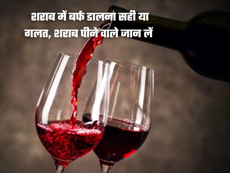 Alcohol Tips : शराब में बर्फ डालना सही या गलत, शराब पीने वाले जान लें